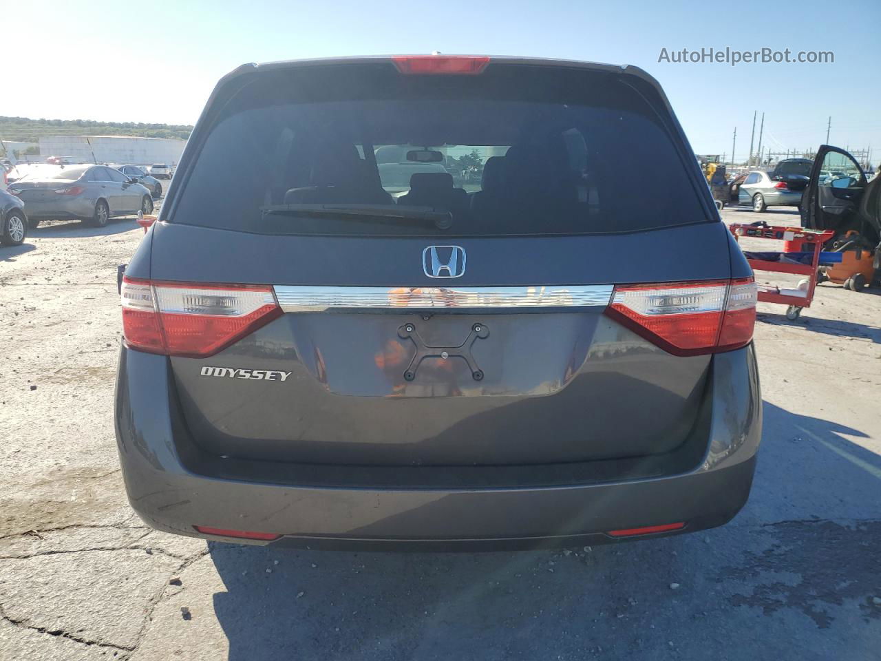 2013 Honda Odyssey Exl Gray vin: 5FNRL5H66DB049487