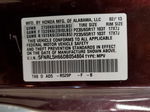 2013 Honda Odyssey Exl Burgundy vin: 5FNRL5H66DB054804