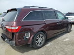 2013 Honda Odyssey Exl Бордовый vin: 5FNRL5H66DB064331