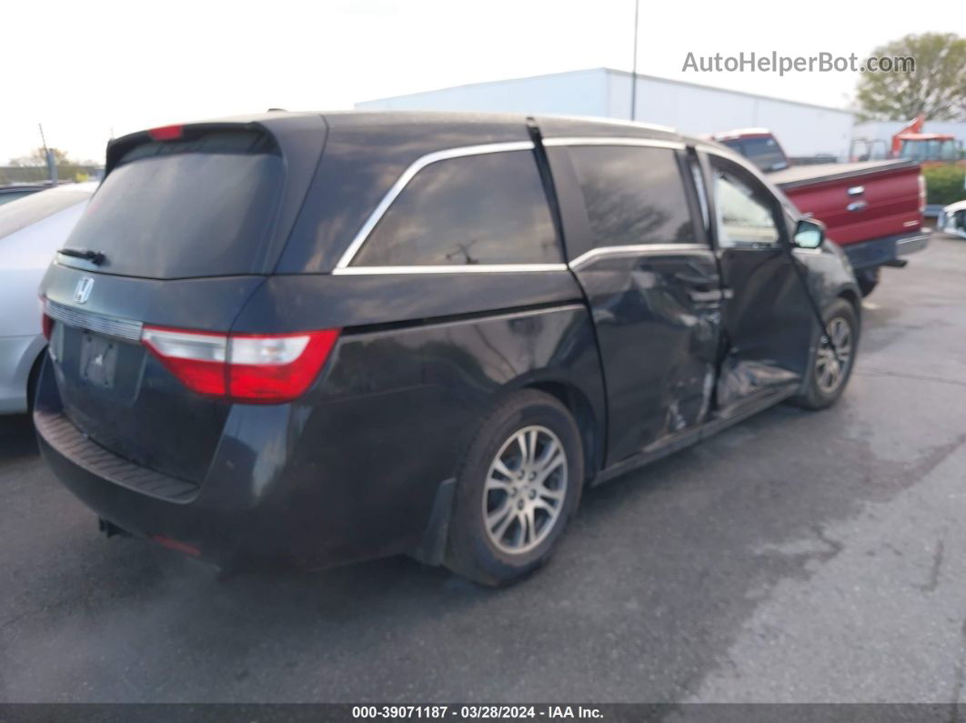 2013 Honda Odyssey Ex-l Черный vin: 5FNRL5H66DB075040