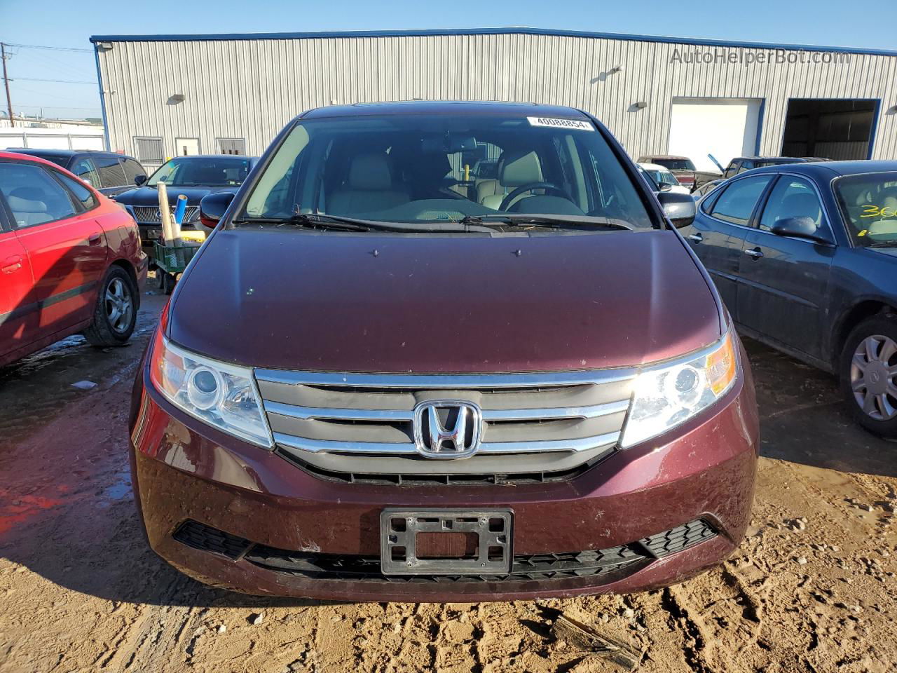 2013 Honda Odyssey Exl Purple vin: 5FNRL5H67DB008334