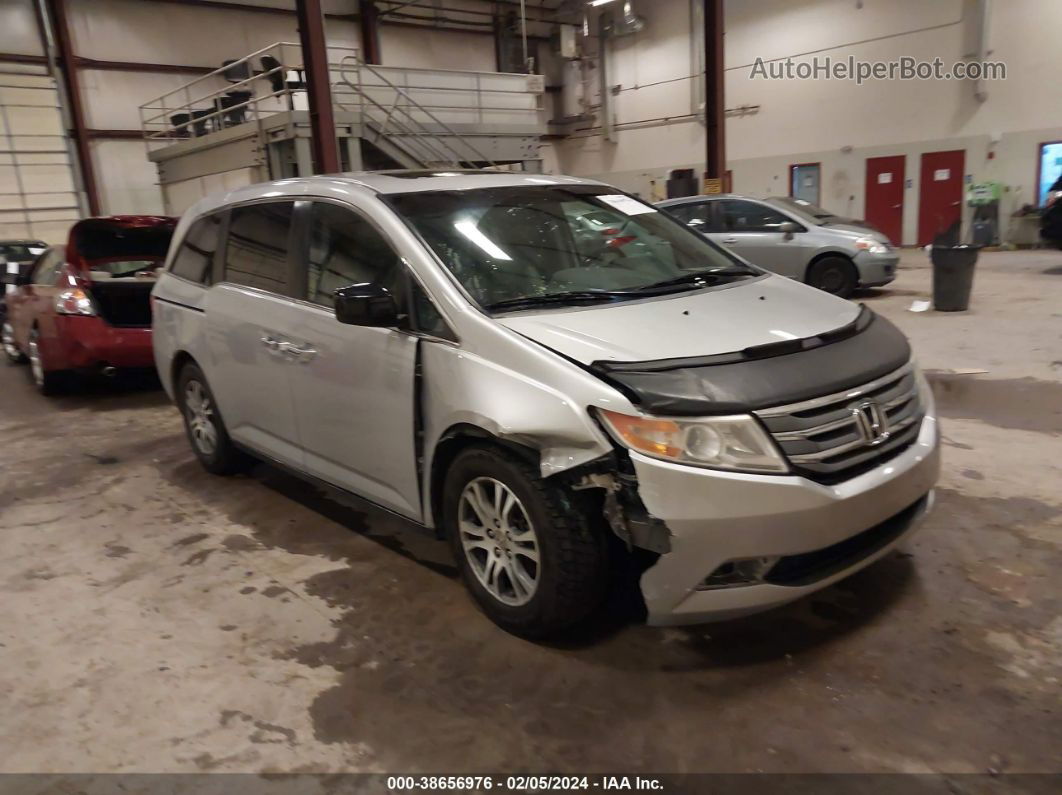 2013 Honda Odyssey Ex-l Silver vin: 5FNRL5H67DB013050