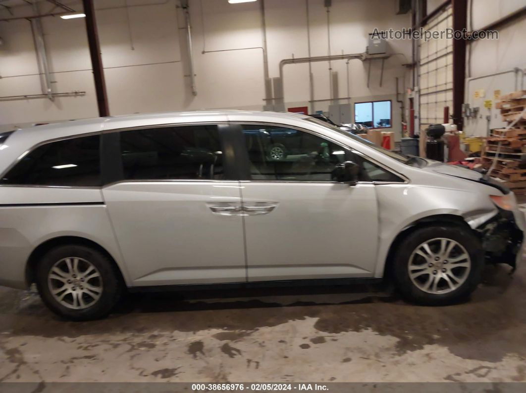 2013 Honda Odyssey Ex-l Silver vin: 5FNRL5H67DB013050