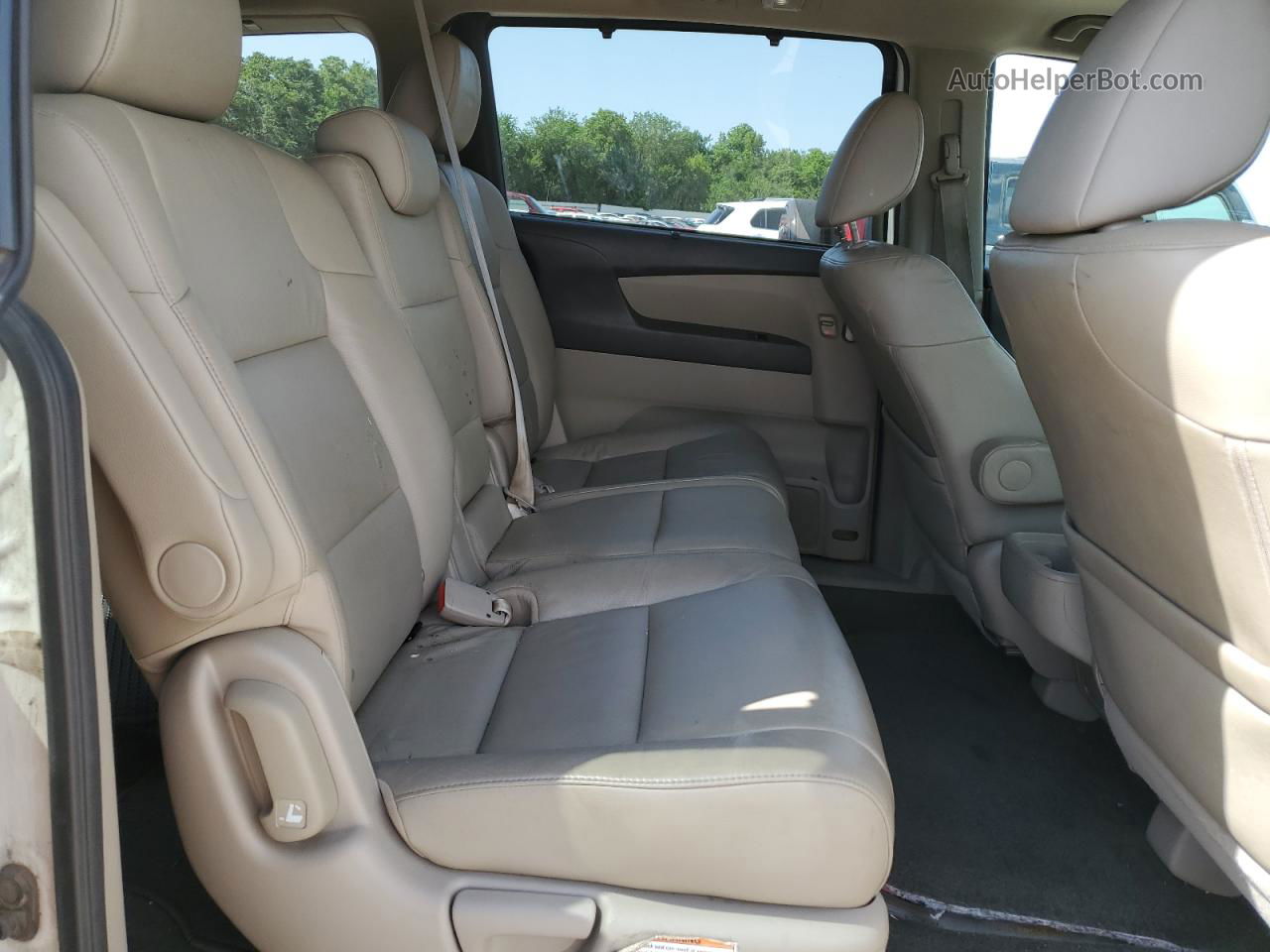 2013 Honda Odyssey Exl Белый vin: 5FNRL5H67DB017292