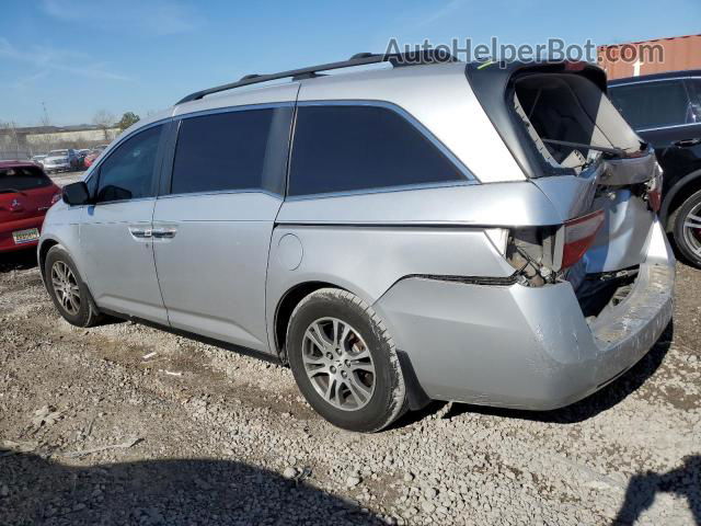 2013 Honda Odyssey Exl Silver vin: 5FNRL5H67DB018393