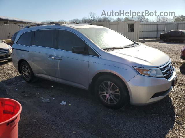 2013 Honda Odyssey Exl Silver vin: 5FNRL5H67DB018393