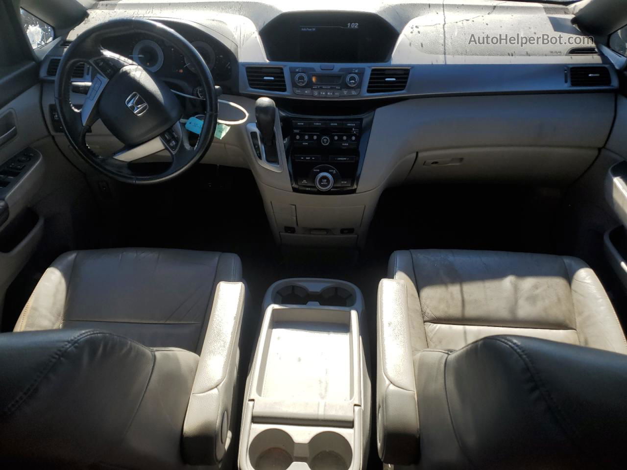 2013 Honda Odyssey Exl Серебряный vin: 5FNRL5H67DB023951