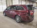 2013 Honda Odyssey Exl Burgundy vin: 5FNRL5H67DB033234