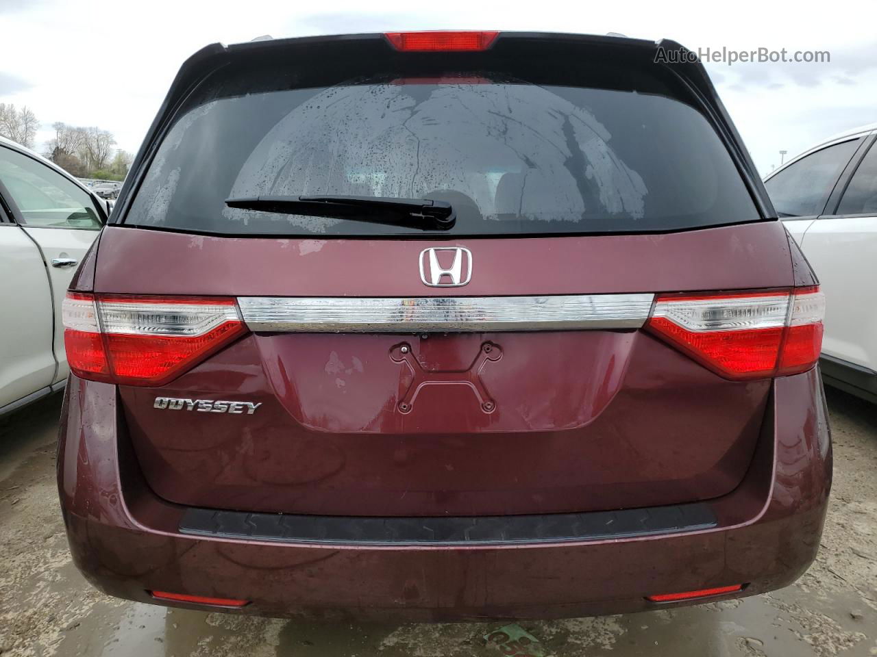 2013 Honda Odyssey Exl Фиолетовый vin: 5FNRL5H67DB040362