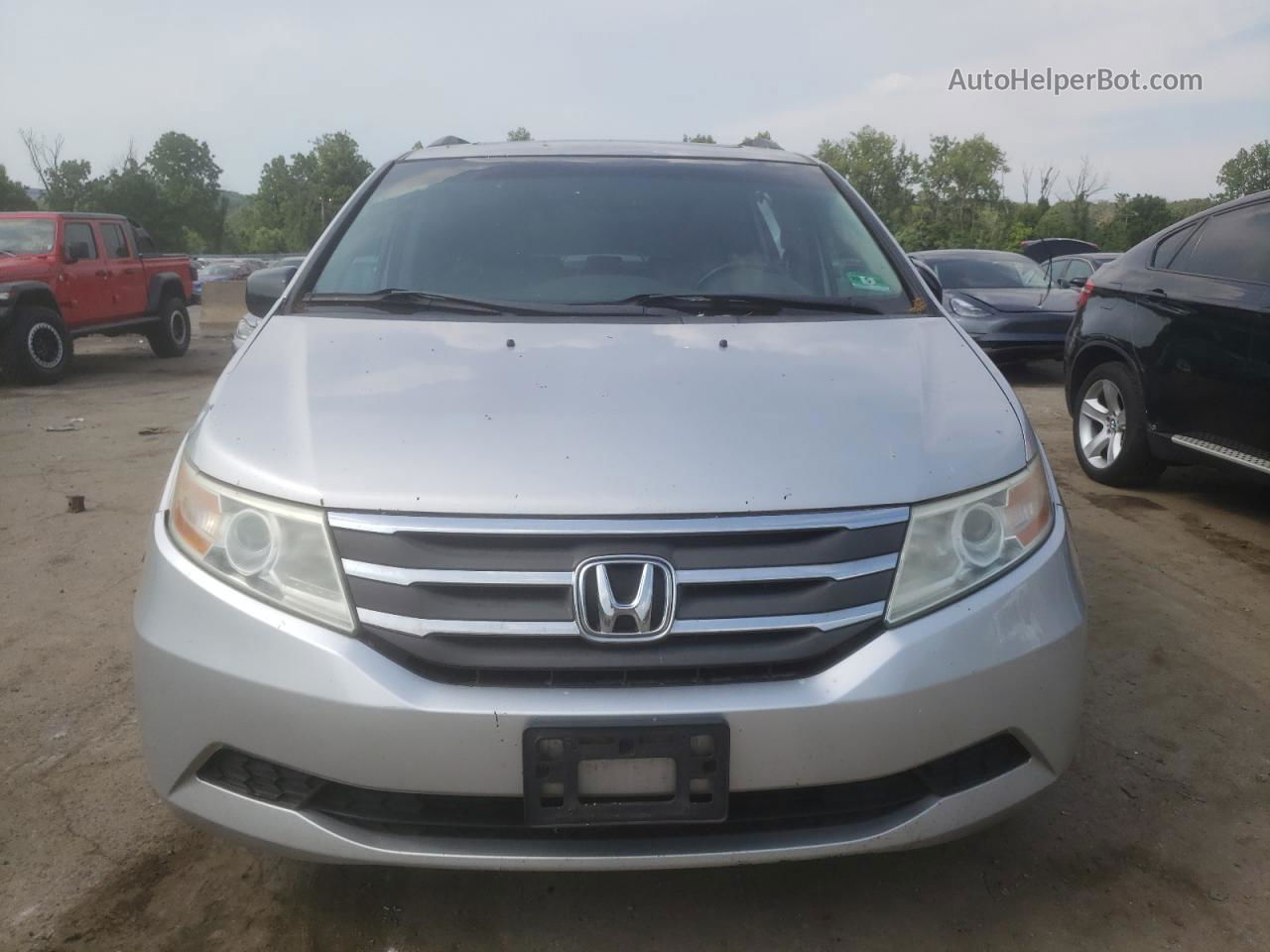 2013 Honda Odyssey Exl Silver vin: 5FNRL5H67DB041530