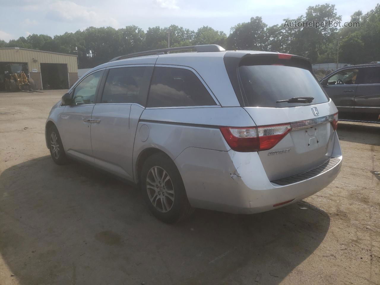 2013 Honda Odyssey Exl Silver vin: 5FNRL5H67DB041530