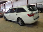 2013 Honda Odyssey Exl White vin: 5FNRL5H67DB048395