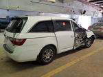 2013 Honda Odyssey Exl White vin: 5FNRL5H67DB048395