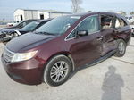 2013 Honda Odyssey Exl Burgundy vin: 5FNRL5H67DB050437