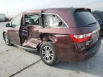 2013 Honda Odyssey Exl Бордовый vin: 5FNRL5H67DB050437