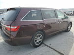 2013 Honda Odyssey Exl Burgundy vin: 5FNRL5H67DB050437