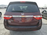 2013 Honda Odyssey Exl Burgundy vin: 5FNRL5H67DB050437