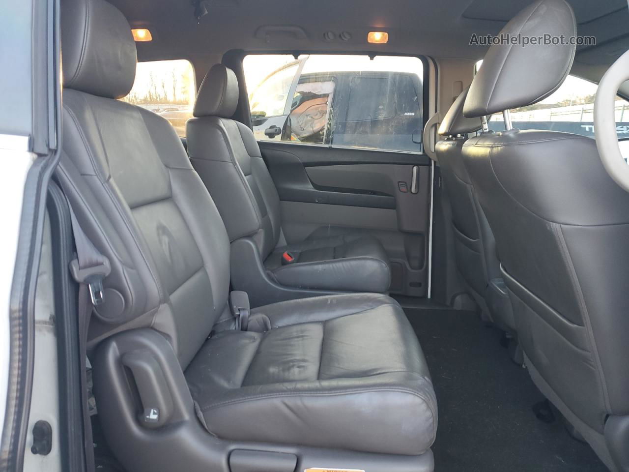 2013 Honda Odyssey Exl Белый vin: 5FNRL5H67DB053970