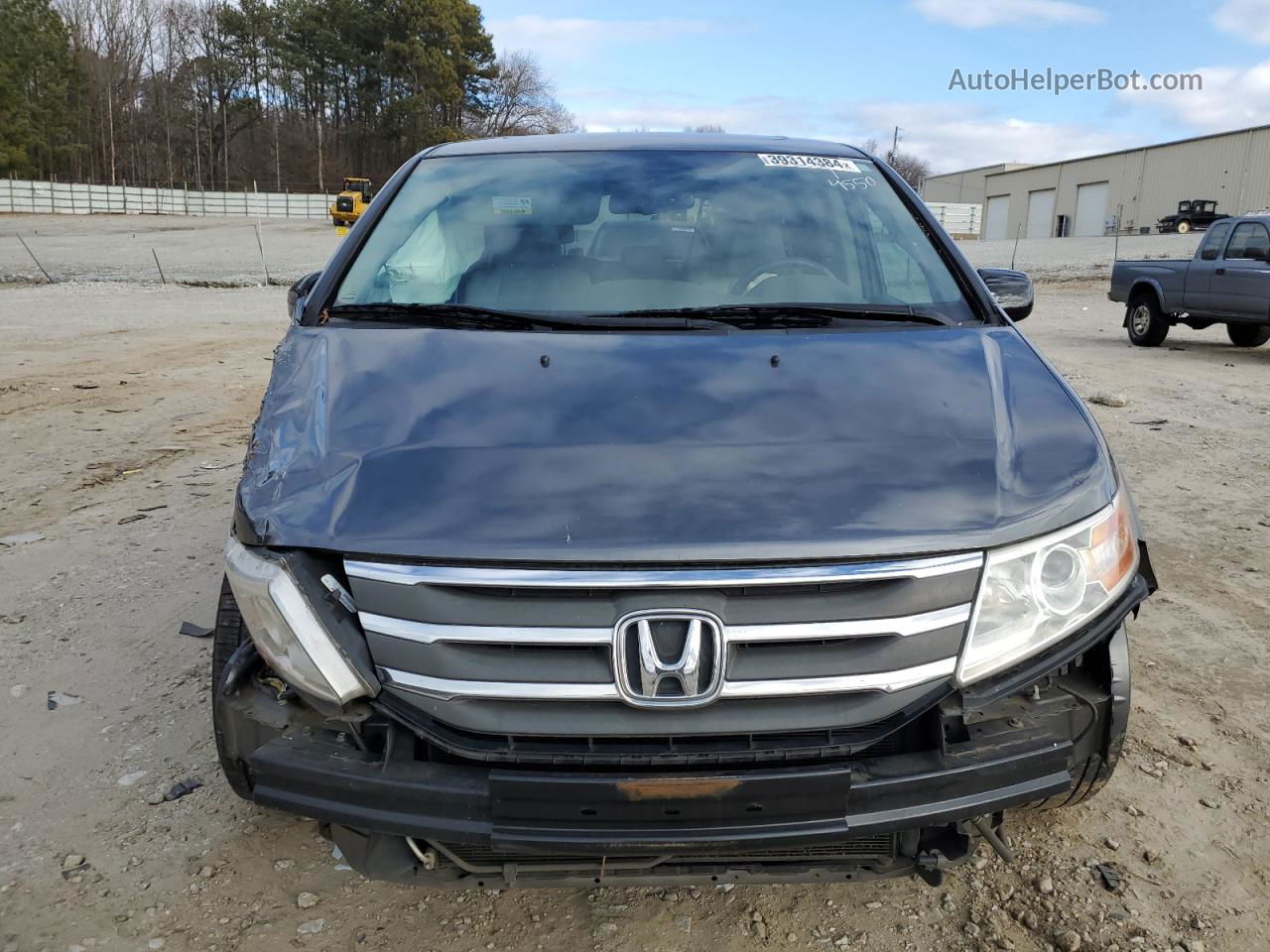 2013 Honda Odyssey Exl Gray vin: 5FNRL5H67DB064550