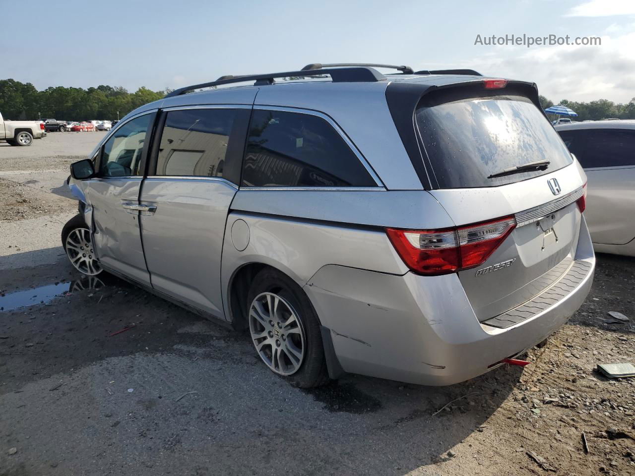 2013 Honda Odyssey Exl Silver vin: 5FNRL5H67DB078884