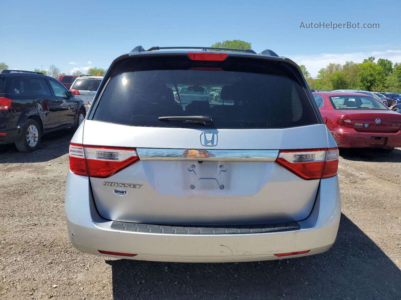 2013 Honda Odyssey Exl Серебряный vin: 5FNRL5H68DB014692