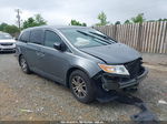 2013 Honda Odyssey Ex-l Gray vin: 5FNRL5H68DB017799