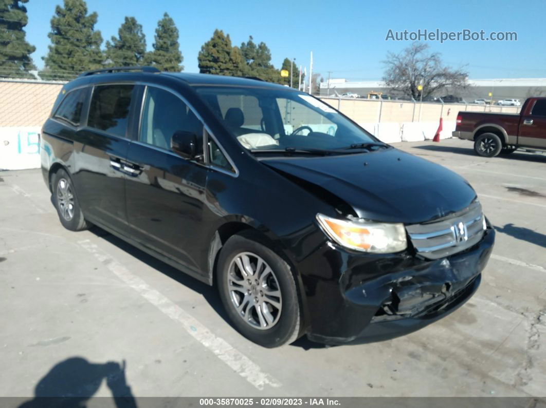 2013 Honda Odyssey Ex-l Black vin: 5FNRL5H68DB023683