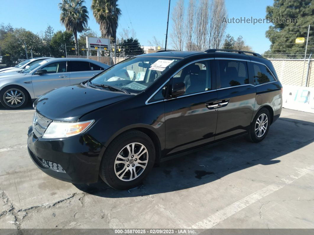 2013 Honda Odyssey Ex-l Black vin: 5FNRL5H68DB023683