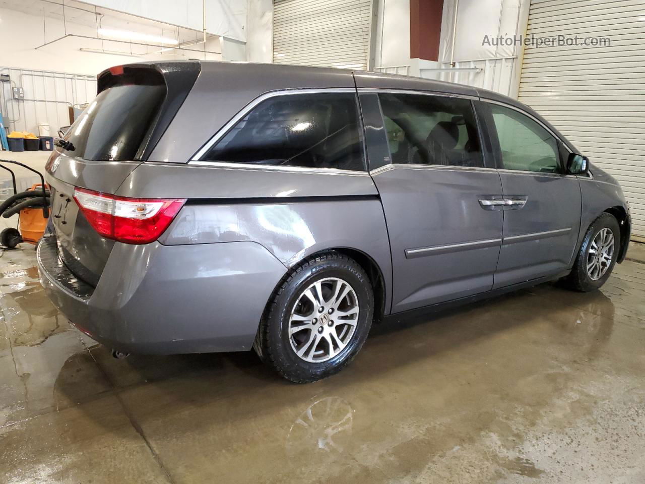 2013 Honda Odyssey Exl Gray vin: 5FNRL5H68DB028267