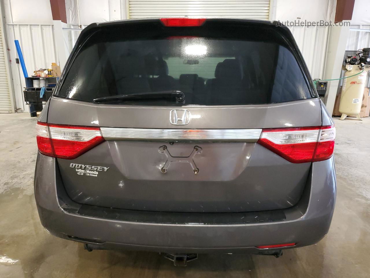 2013 Honda Odyssey Exl Gray vin: 5FNRL5H68DB028267