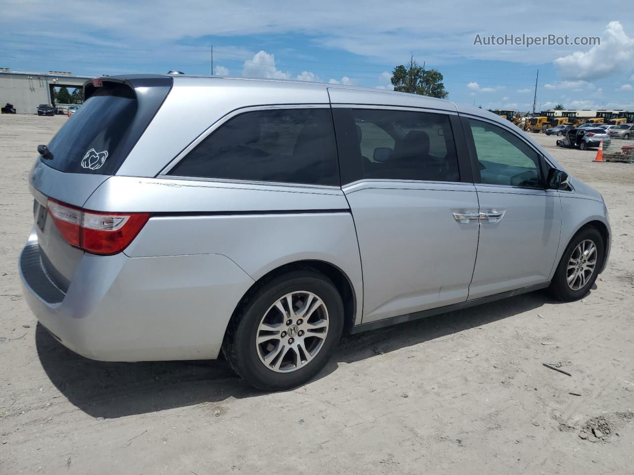 2013 Honda Odyssey Exl Silver vin: 5FNRL5H68DB030648