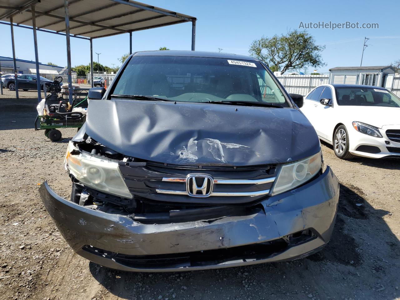 2013 Honda Odyssey Exl Gray vin: 5FNRL5H68DB036207