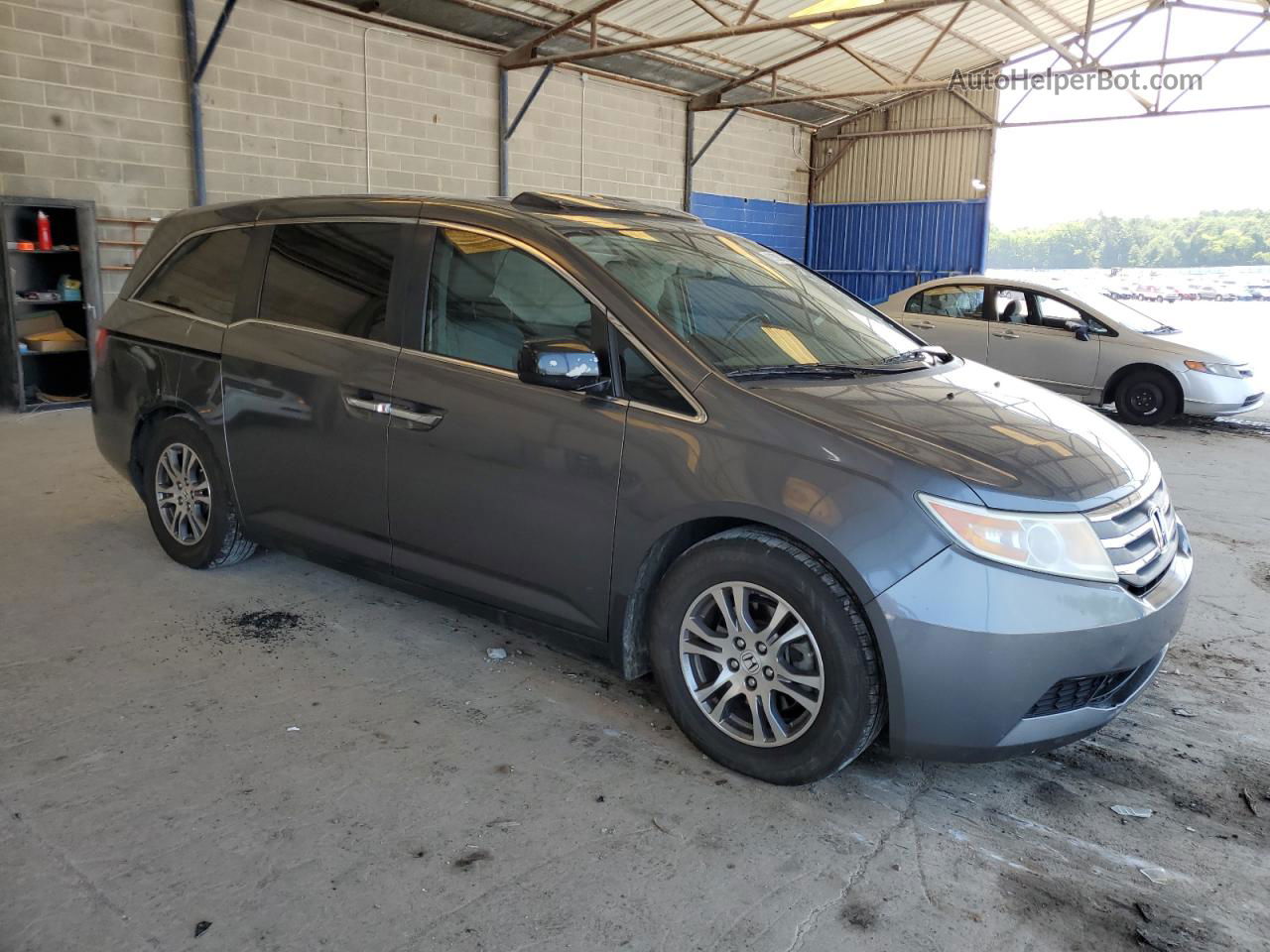 2013 Honda Odyssey Exl Серый vin: 5FNRL5H68DB041133