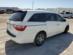 2013 Honda Odyssey Exl White vin: 5FNRL5H68DB043030