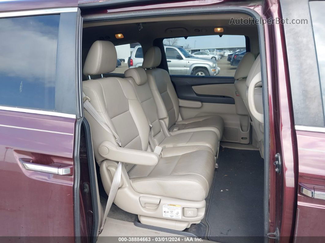 2013 Honda Odyssey Ex-l Бордовый vin: 5FNRL5H68DB083575