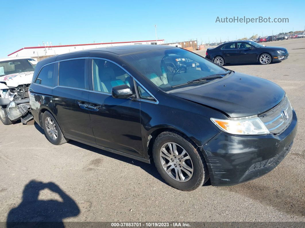 2013 Honda Odyssey Ex-l Черный vin: 5FNRL5H69DB001241