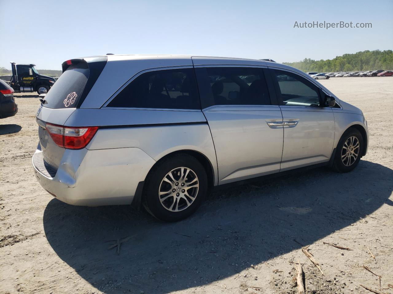 2013 Honda Odyssey Exl Серебряный vin: 5FNRL5H69DB018377