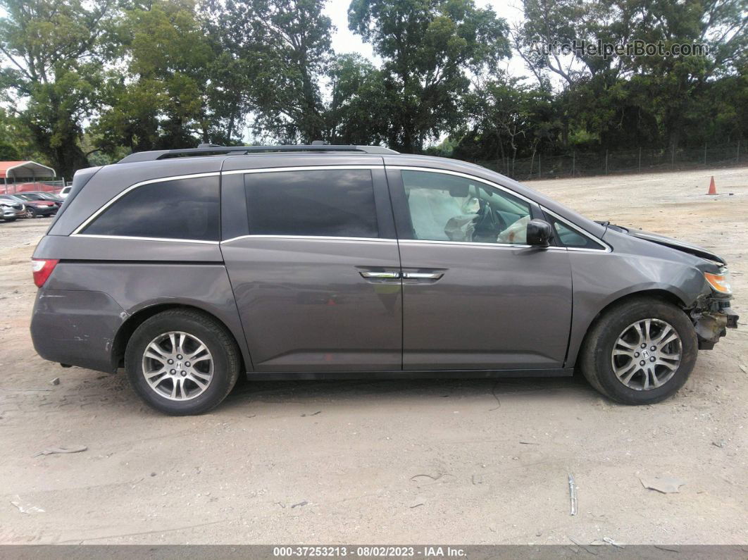 2013 Honda Odyssey Ex-l Gray vin: 5FNRL5H69DB020940