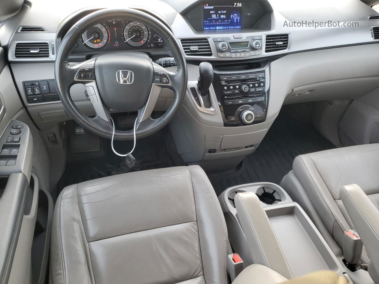 2013 Honda Odyssey Exl Gray vin: 5FNRL5H69DB023045