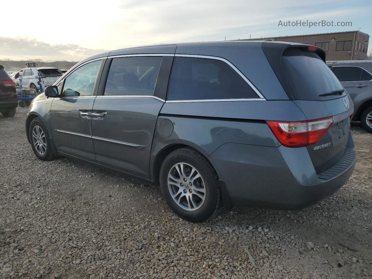 2013 Honda Odyssey Exl Gray vin: 5FNRL5H69DB023045