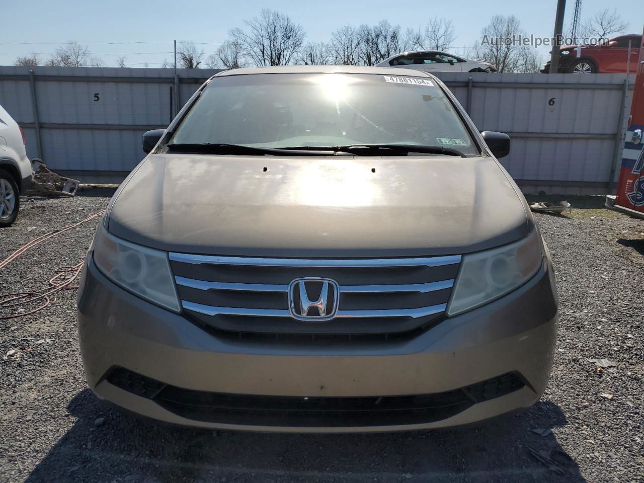 2013 Honda Odyssey Exl Tan vin: 5FNRL5H69DB031811