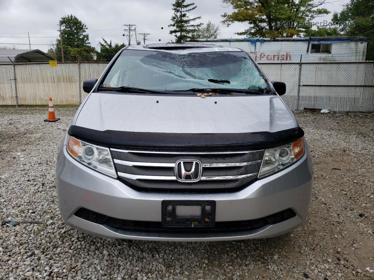 2013 Honda Odyssey Exl Silver vin: 5FNRL5H69DB046731