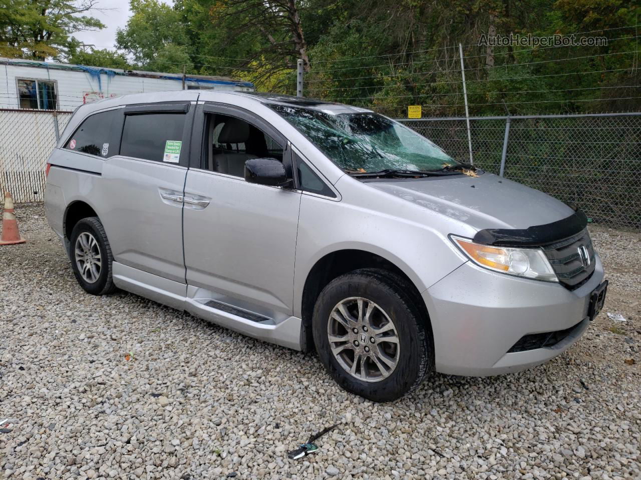 2013 Honda Odyssey Exl Silver vin: 5FNRL5H69DB046731