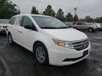 2013 Honda Odyssey Exl White vin: 5FNRL5H69DB059866