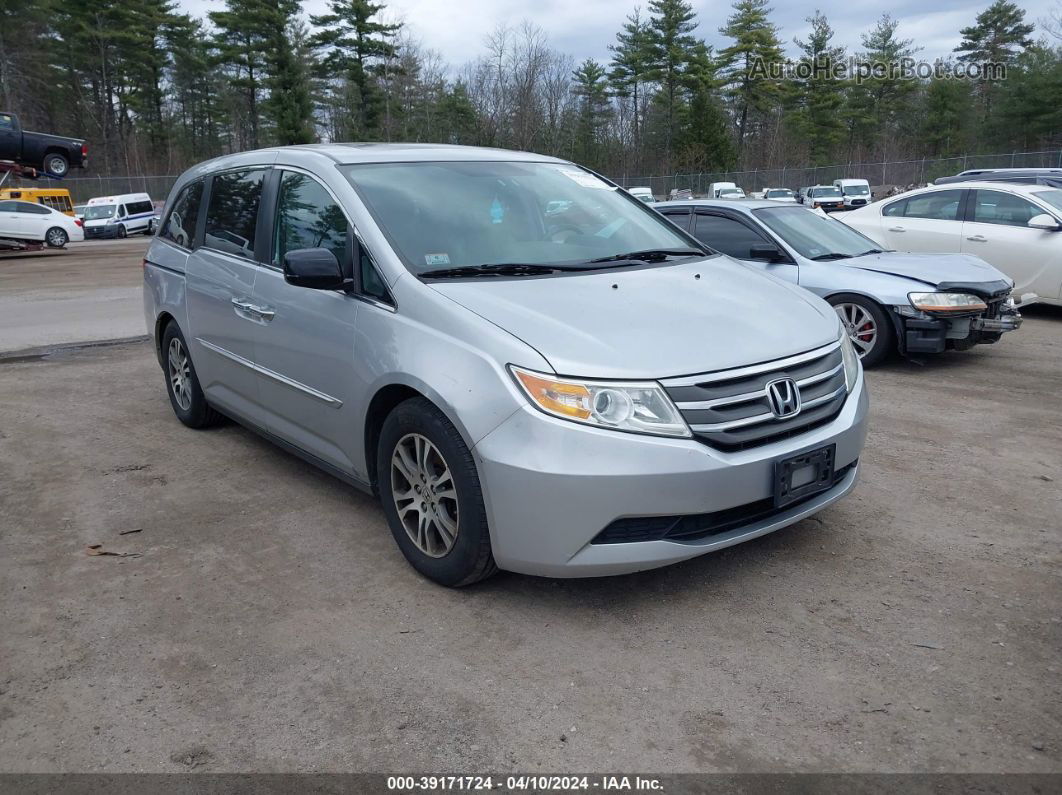 2013 Honda Odyssey Ex-l Silver vin: 5FNRL5H69DB065599