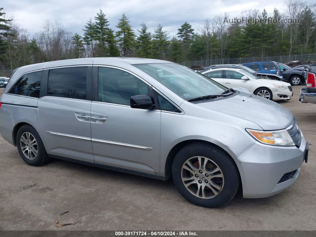 2013 Honda Odyssey Ex-l Silver vin: 5FNRL5H69DB065599