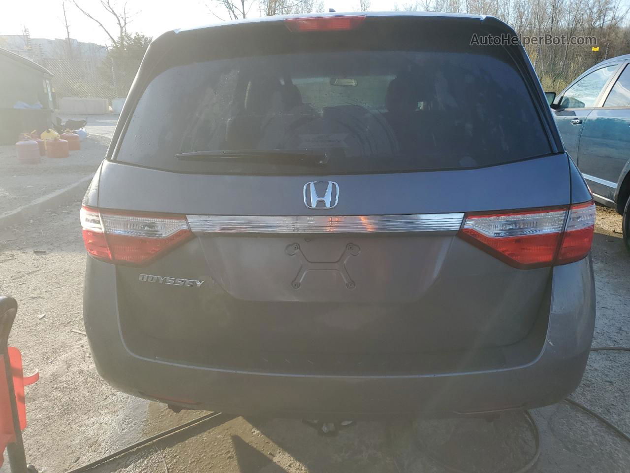 2013 Honda Odyssey Exl Gray vin: 5FNRL5H69DB077266