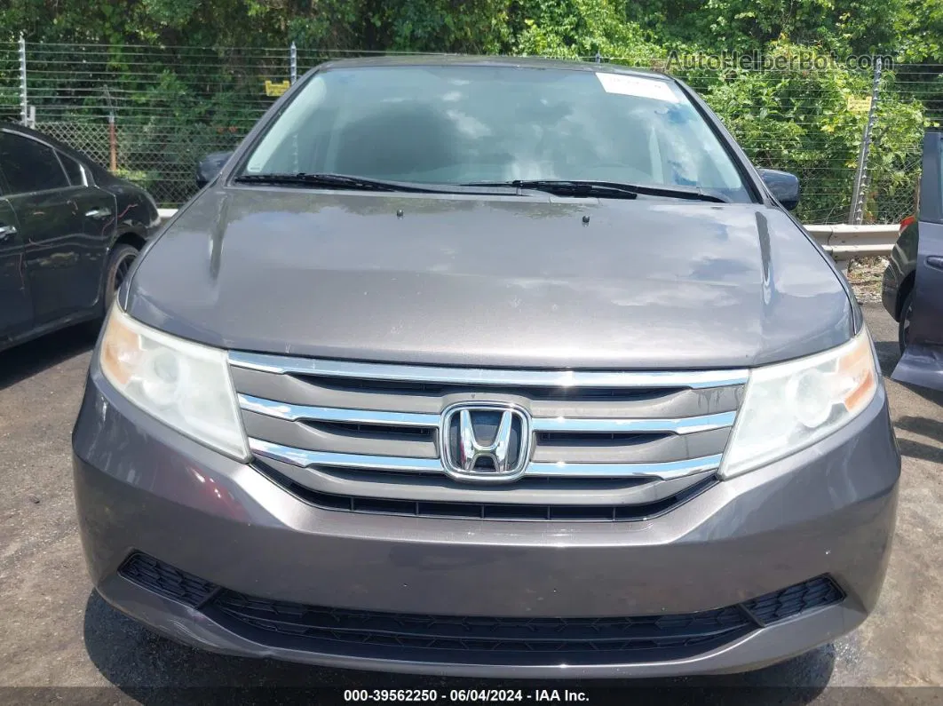 2013 Honda Odyssey Ex-l Gray vin: 5FNRL5H69DB084329