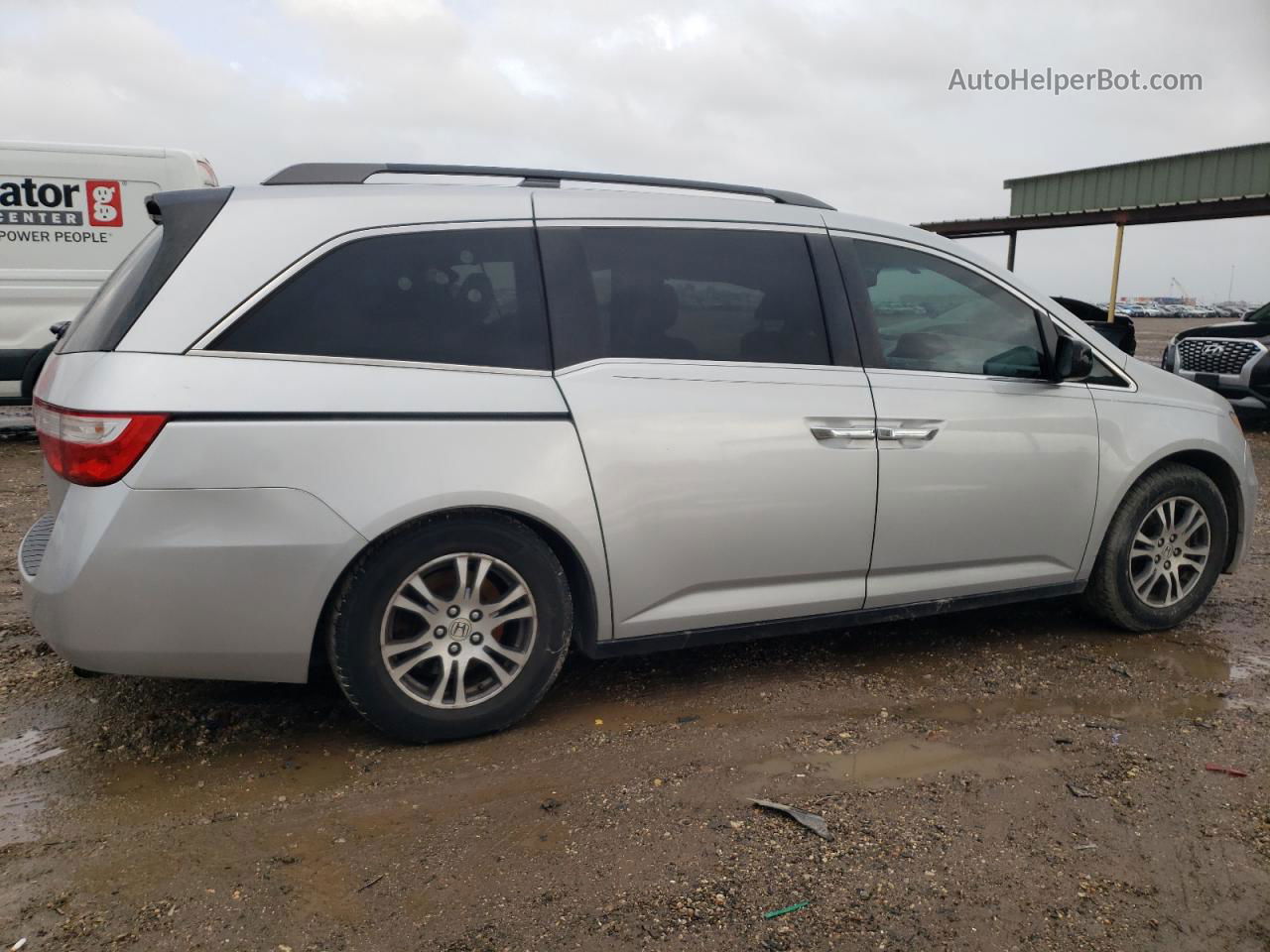 2013 Honda Odyssey Exl Silver vin: 5FNRL5H6XDB016623