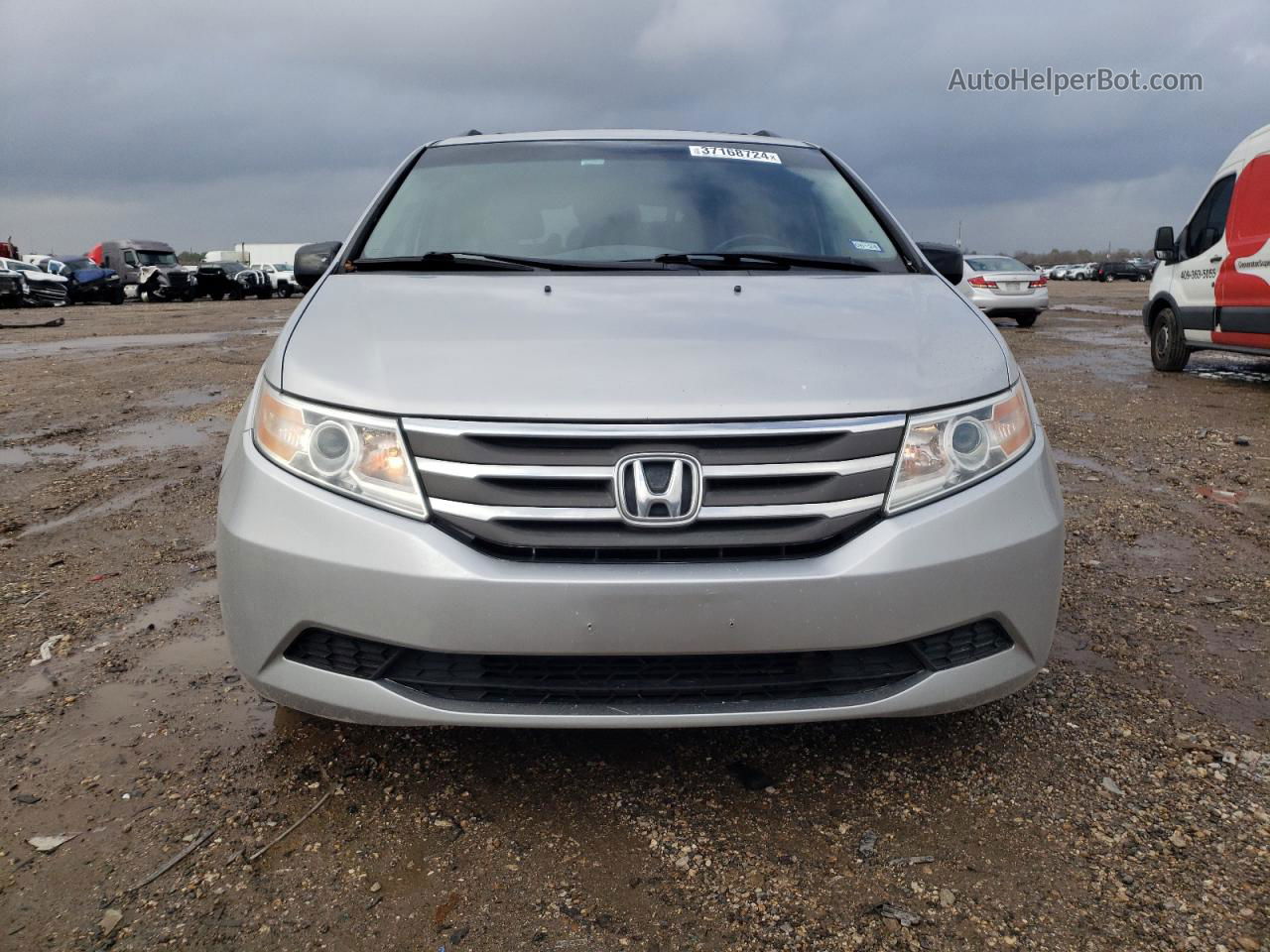 2013 Honda Odyssey Exl Silver vin: 5FNRL5H6XDB016623